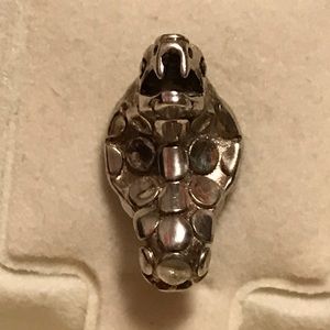 John Hardy Cobra lapel pin